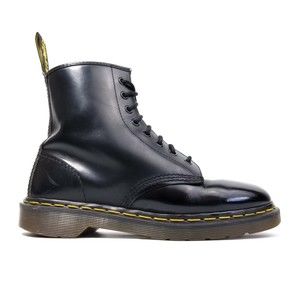 RARE Dr. Martens Half Size 1460 Black Smooth Leather Boots